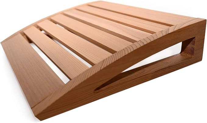 HSE Canadian Red Cedar Modern Sauna Headrest (Pack of 2)