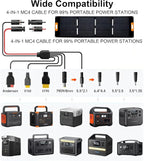 30W 100W 200W 400W Solar Panel,Portable Foldable Solar Panel Kit,Black with Carrying Case (2 * 200W)