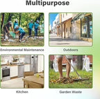 Compost Bags, 8 Gallons, 30Liter, Extra Thick 0.87 Mils, Biodegradable Food scrap waste bags with US BPI ASTM D6400 and Europe OK Compost Home Certified