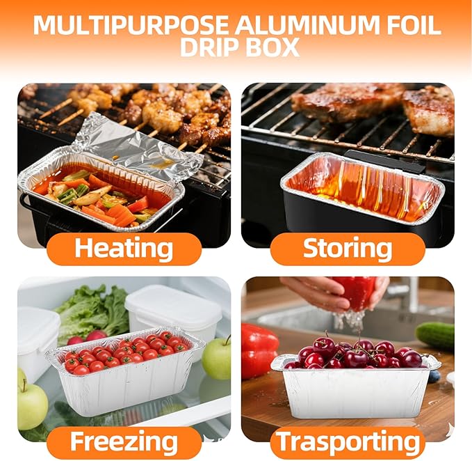 Universal Grease Catcher Compatible with Blackstone 17/22/28/36" Griddles，Grease Cup with 12 Pack Blackstone Grease Cup Liners，Drip Catcher Pan & Long/Narrow Hooks