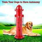 24" H Metal Fire Hydrant for Dogs to Pee On, Vintage Mid & Large Dog Fire Hydrant Pee Post for Outdoor Decor