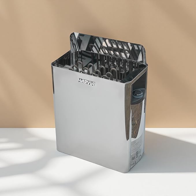 Indoor Luxury Cabin Sauna – Dual System Dry & Wet, Canadian Hemlock, Full Spectrum Infrared Heating, 4-5 People, 220V, 6KW Harvia Stove, Seven-Color Ambient Light, 8mm Tempered Glass