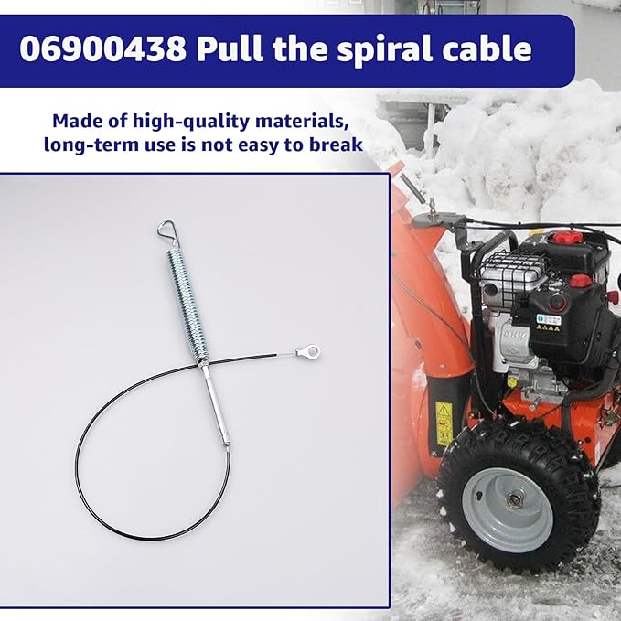 06900438 Upper Traction Replace Auger Cable Compatible with SNO-Tek 24 28 Ariens Compact 20 24 120V, ST24LE Snow Blower