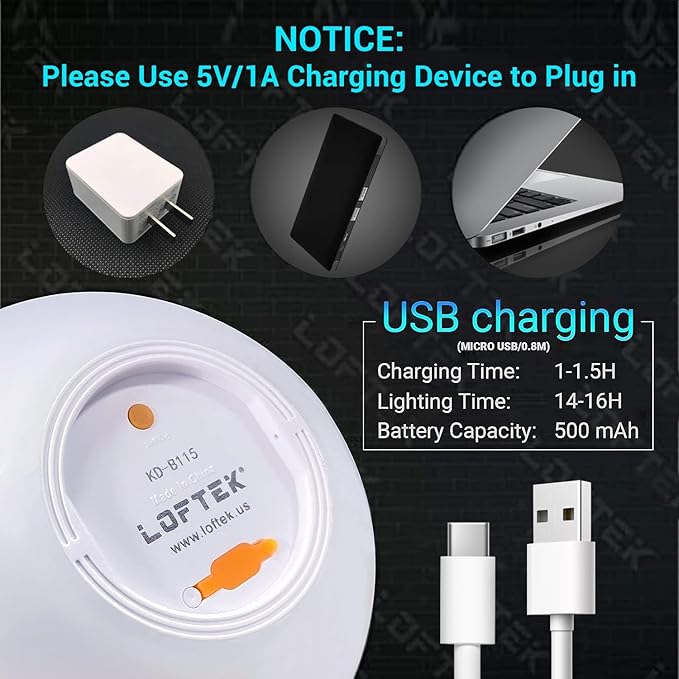 LOFTEK Floating Pool Lights - 6-inch Cordless Ball Light with Remote - 3 Modes & 16 RGB Color Changing Lamp Dimmable - Rechargeable & Hangable & Waterproof Shower Lamp for Party Decor -1 Piece