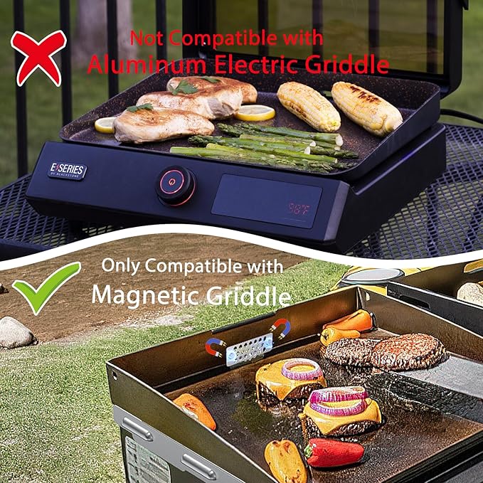 Griddle Accessories of Blackstone Grease Gate Blocker, Compatible with All Blackstone Griddle Accessories, Blocks Food from Falling into Rear Grease Trap (1Pack)