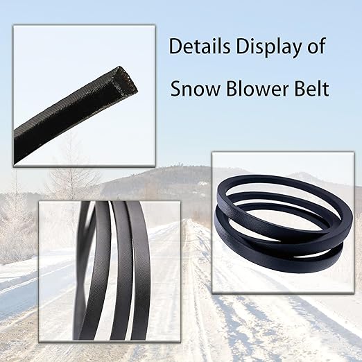 (1/2" X 34-1/2") 532419744 Snow Blower Traction Drive Belt for Husqvarna AYP 179092 419744 532179092 532416954 532416954 SnowBlower