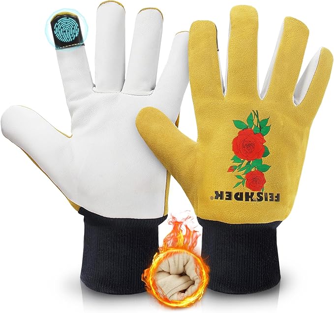 Cactus Gloves Soft Deerskin Women Gardening Glove Thorn Proof for Cacti Handling