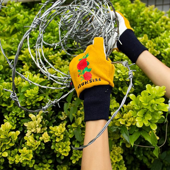 Cactus Gloves Soft Deerskin Women Gardening Glove Thorn Proof for Cacti Handling