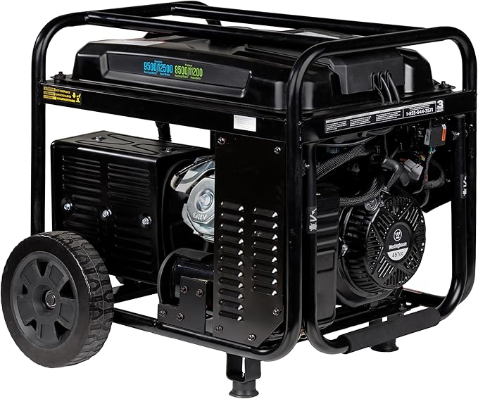 Westinghouse 12500 Peak Watt EFI Dual Fuel Home Backup Portable Generator, Remote Electric Start, Transfer Switch Ready, Gas and Propane Powered, CO Sensor, CARB Compliant