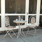 Alpine Corporation Green Weathered Wood Bistro Set, 3-Piece