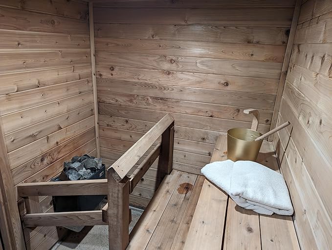 Generic Sauna Rocks, 35 LB Box, Igneous Basalt Steam Sauna Stones, by Loyly Sauna Rocks, Dark Gray