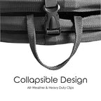 Collapsible Bin Trash & Recycle/Utility, Perfect for Camping, Laundry, Storage and Garden, Waterproof Vinyl and Tear Resistance, Trash and/or Recycle, Two 13 Gallon Bags