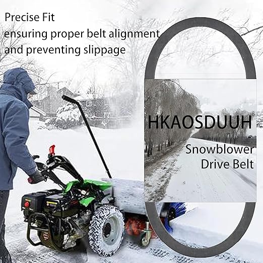 (1/2" X 34-1/2") 532419744 Snow Blower Traction Drive Belt for Husqvarna AYP 179092 419744 532179092 532416954 532416954 SnowBlower