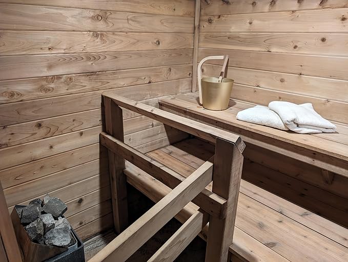 Generic Sauna Rocks, 35 LB Box, Igneous Basalt Steam Sauna Stones, by Loyly Sauna Rocks, Dark Gray