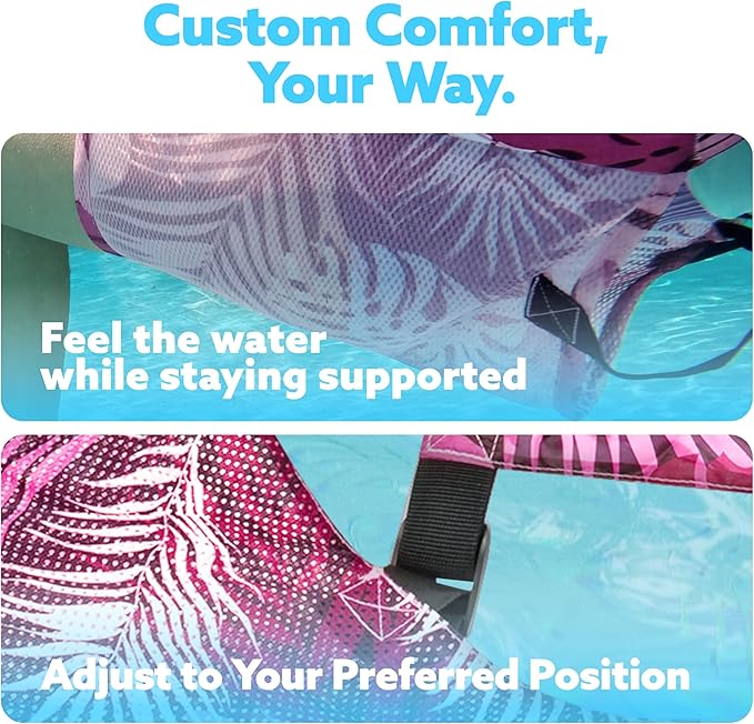 SLOOSH Inflatable Pool Floats Adult,2 Packs Floating Lounge Chairs,Blow up Pool Noodles for Adult Heavy Duty,Floating Chair for Party Summer Water Beach Lake Fun