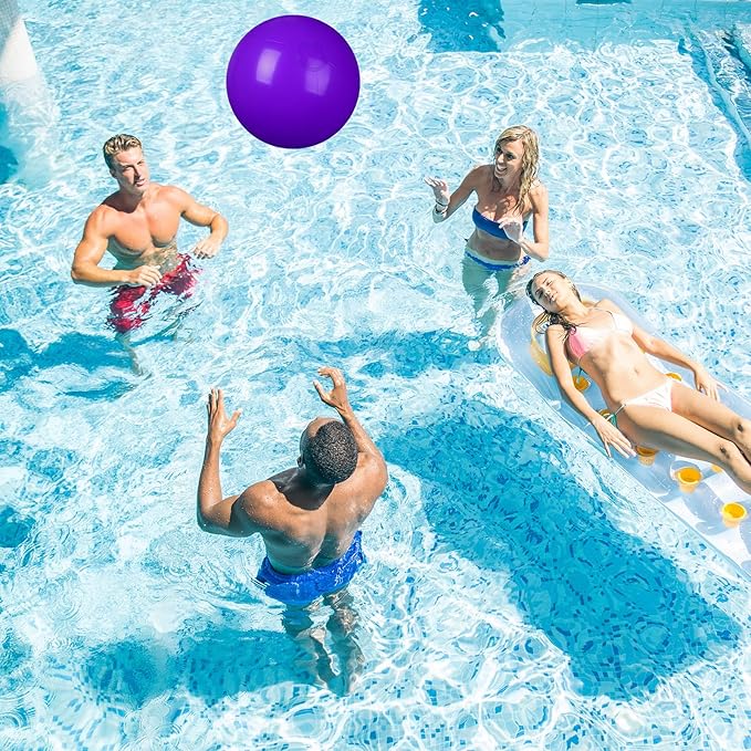 2 Pcs Inflatable Beach Ball 8 inch Swimming Pool Balls Summer