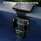 (2025 Upgrade) WYBOT S2 Solar Vision Robotic Pool Vacuum for Inground Ground Pools, AI Vision Pool Cleaner, Smart Auto Return/Parking & Charge, Enhanced Scheduled Cleaning, App Support