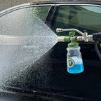 M MINGLE Foam Cannon for Pressure Washer with Dual-Connector Tool - Dual Lance Pressure Washer Wand for Adjustable Soap Cannon - M22 and 1/4" Quick Connect - 3600 PSI