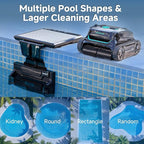 (2025 Upgrade) WYBOT S2 Solar Robotic Pool Cleaner, Dual Charging Modes, Auto-Return Charging, Enhanced Scheduled & Area Cleaning, 3D Adsorption System, App Support, In-Ground Pools up to 3,229 Sq.Ft