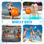 2 Pcs Inflatable Beach Ball 8 inch Swimming Pool Balls Summer