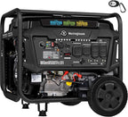 Westinghouse 12500 Peak Watt EFI Tri-Fuel Home Backup Portable Generator, Remote Electric Start, Transfer Switch Ready, Gas, Propane, and Natural Gas Powered, CARB Compliant