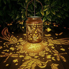 Hummingbird Lantern Solar Outdoor, Birthday Gifts for Women, Mom, Grandma Solar Light Outdoor Waterproof LED Decorative Garden for Lawn, Landscape, Patio, Porch Hanging Lantern for Christmas Decor