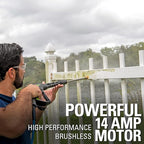 Greenworks 2300 PSI TruBrushless (2.3 GPM) Electric Pressure Washer, 25’ Hose, Quick Connect Wand, 15, 24, 40 Degree Soap and Turbo Nozzle