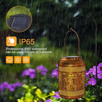 Solar Halloween Decorations Outdoor Lantern , Birthday Gifts for Women, Solar Lights Outdoor Waterproof LED Decorative Garden for Lawn, Landscape, Patio, Porch Hanging Lantern for Ladies, Mom, Grandma