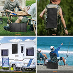 30W 100W 200W 400W Solar Panel,Portable Foldable Solar Panel Kit,Black with Carrying Case (30W)