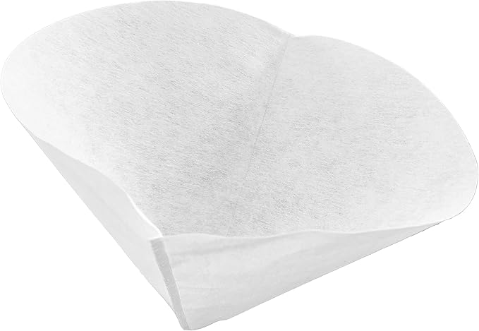 (100 Pack) Commercial 10" Deep Fryer Oil Filters, Maple Syrup Filters, Beeswax Filters, Grease Filter Cones, Best For Restaurants, Cafes, Food Trucks, Hotels