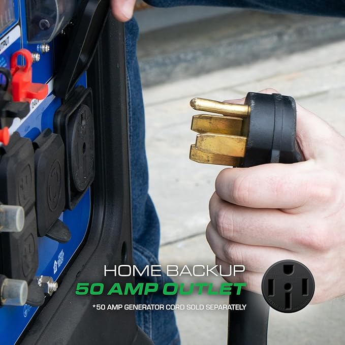 DuroMax XP11000iHT 11,000-Watt Tri Fuel Portable Digital Inverter Generator - Gas, Propane & Natural Gas, Remote Electric Start, Whole Home Power Backup, Transfer Switch Ready, RV & Emergency Ready