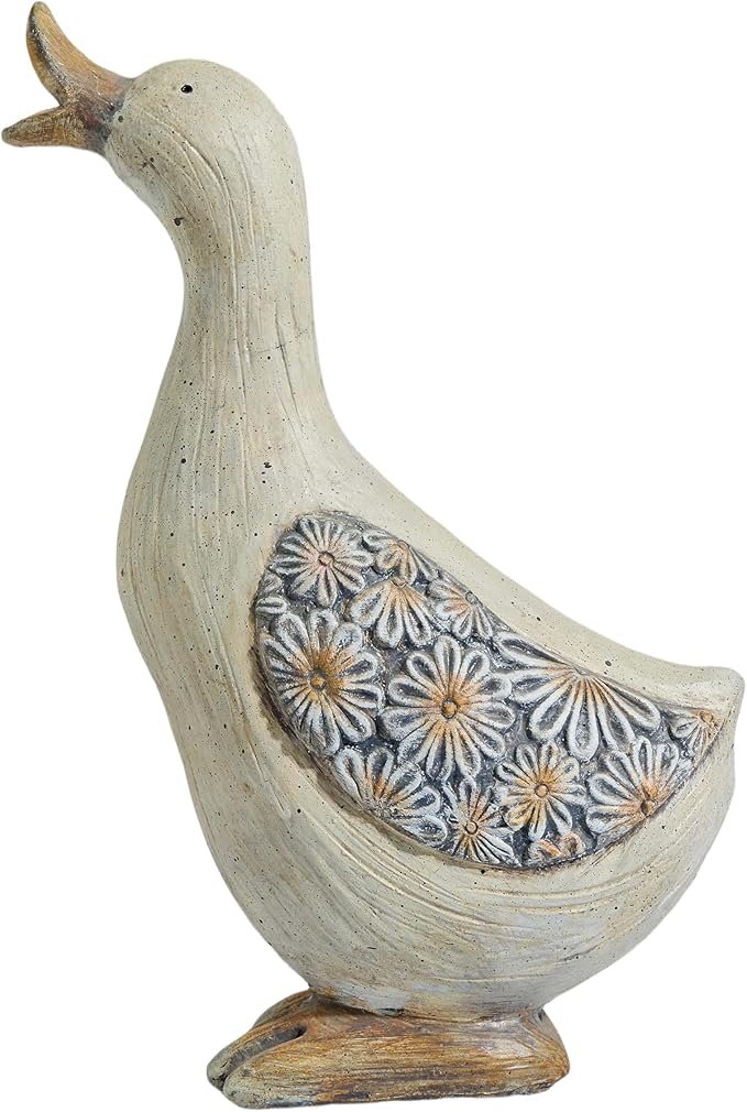 Artpual Duck Garden Outdoor Statues Garden Decor for Outside Garden Lawn Decor for Patio Yard Porch Balcony Home House Ornament, Garden Decor Gifts for Women and Men
