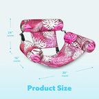 SLOOSH Inflatable Pool Floats Adult,2 Packs Floating Lounge Chairs,Blow up Pool Noodles for Adult Heavy Duty,Floating Chair for Party Summer Water Beach Lake Fun