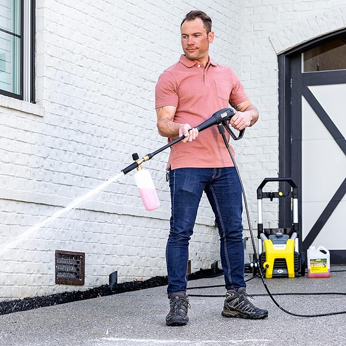 Kärcher Foam Cannon for Electric Pressure Washers up to 4000 PSI - Quick-Connect Fitting - Great for Vehicle and Car Wash
