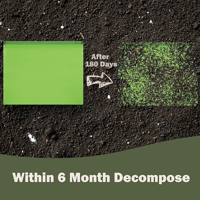 Compost Bags 5 Gallon with Drawstring Tear Off 20 Liter Extra Thick 0.78 Mils Compostable Food Scrap Waste Bags with US BPI ASTM D6400 and Europe OK Compost Home Certified 60 Counts