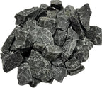 Loyly Sauna Rocks, 25 LB Box, Igneous Basalt Steam Sauna Stones, Dark Gray (25, Pounds)