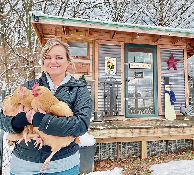 Funny Chicken Gifts I'm Going To Let God Fix It Tin Sign for Home Farm Chicken Coop Farmhouse Kitchen Garden Decor 8 X 12 Inch (3520)