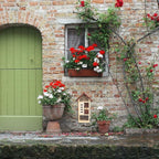 Lulu Home Wooden Insect House with Stake, Hanging & Inserting Two Mount Ways Insect Hotel for Bee, Butterfly, Ladybirds, Beneficial Insect Habitat, Bug Hotel Garden, 19.7 X 3.4 X 5.4 Inch