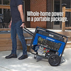 Westinghouse 12500 Peak Watt Home Backup Portable Generator, Remote Electric Start with Auto Choke, Transfer Switch Ready, Gas Powered, CO Sensor
