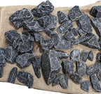 Loyly Sauna Rocks, 25 LB Box, Igneous Basalt Steam Sauna Stones, Dark Gray (25, Pounds)